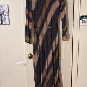 DISSH Multicolor Long Sleeve Maxi Dress